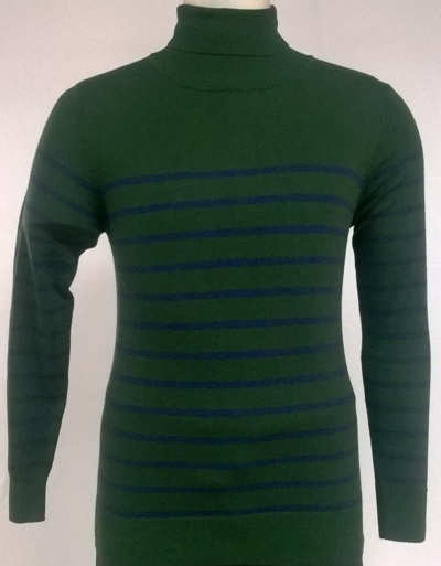 Mens Y/D long sleeve high neck sweater