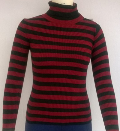 Ladies Y/D high neck sweater